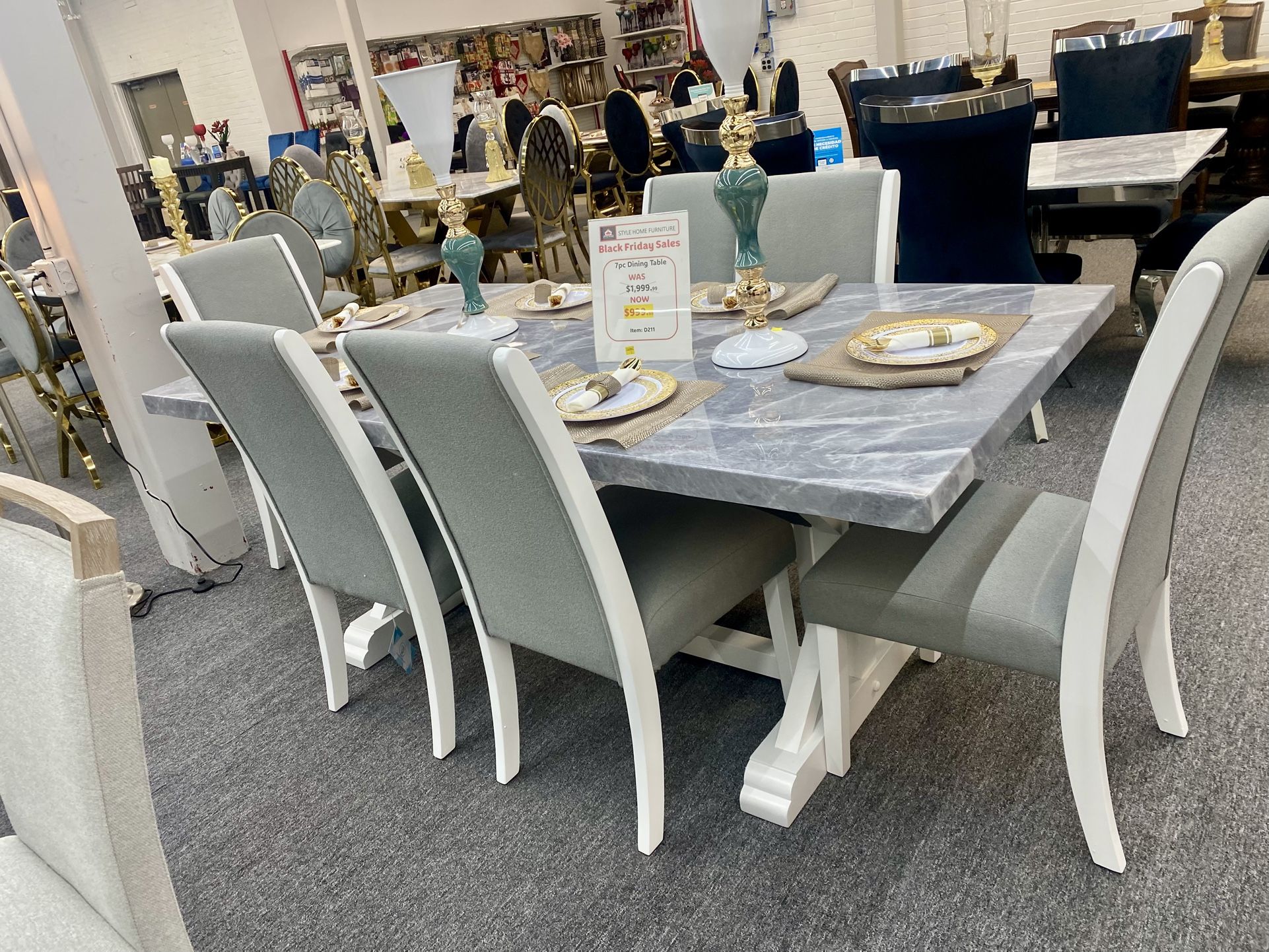 7pc Dinning Table Set $999