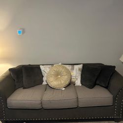 Living Room Furniture Set – Chair & Sofa (Great Condition!)