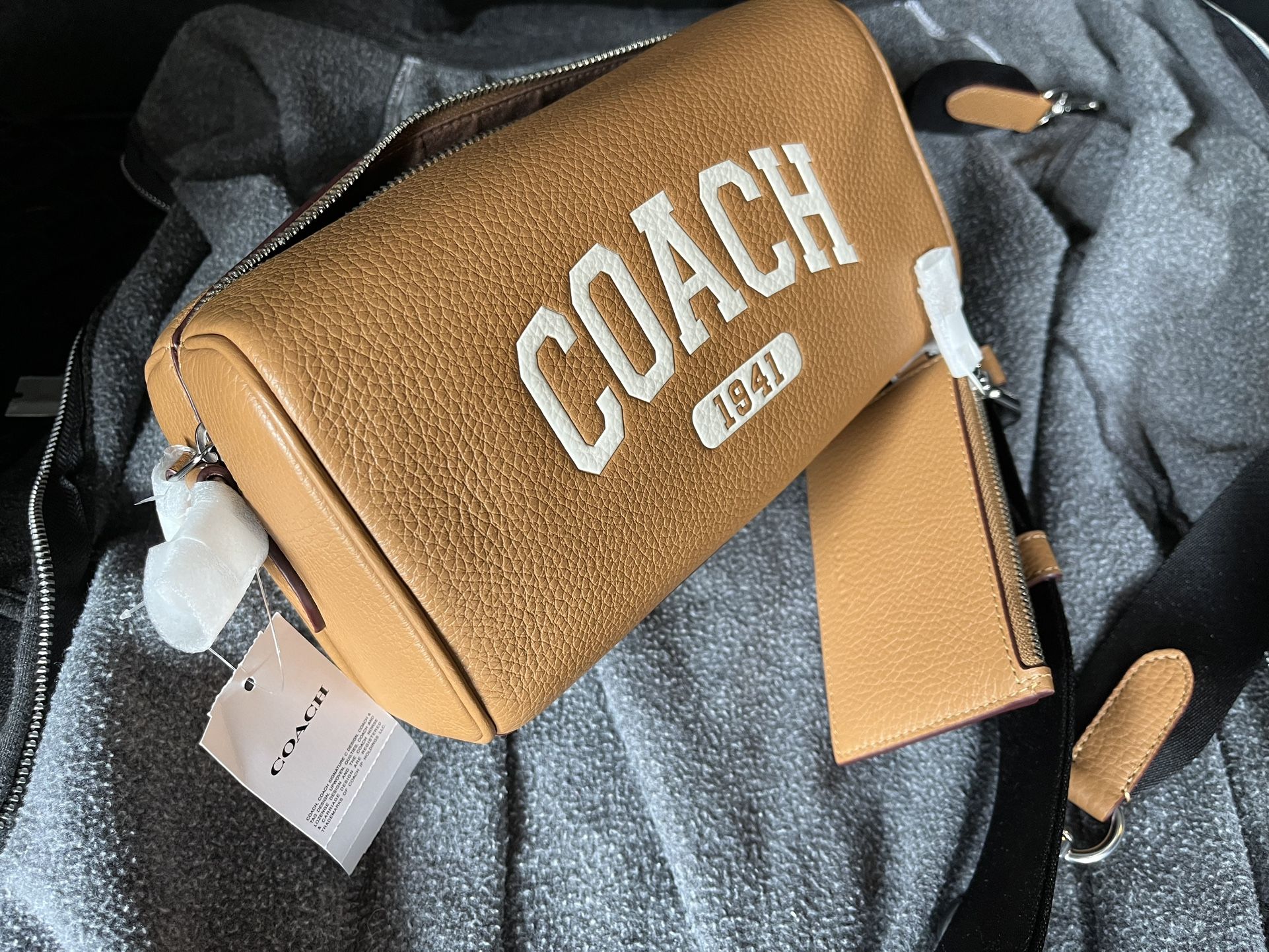 Coach Axel Crossbody Bag With Varsity