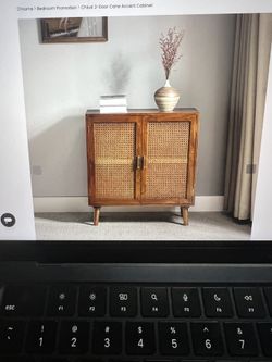 Hulala Home Borsippa Wood 2-Door Accent Cabinet with Shelves BRAND NEW DM FOR MORW INFO🔥🔥🔥🔥🔥🔥