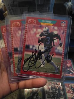 Willie Gault , Christian Okoye Signed