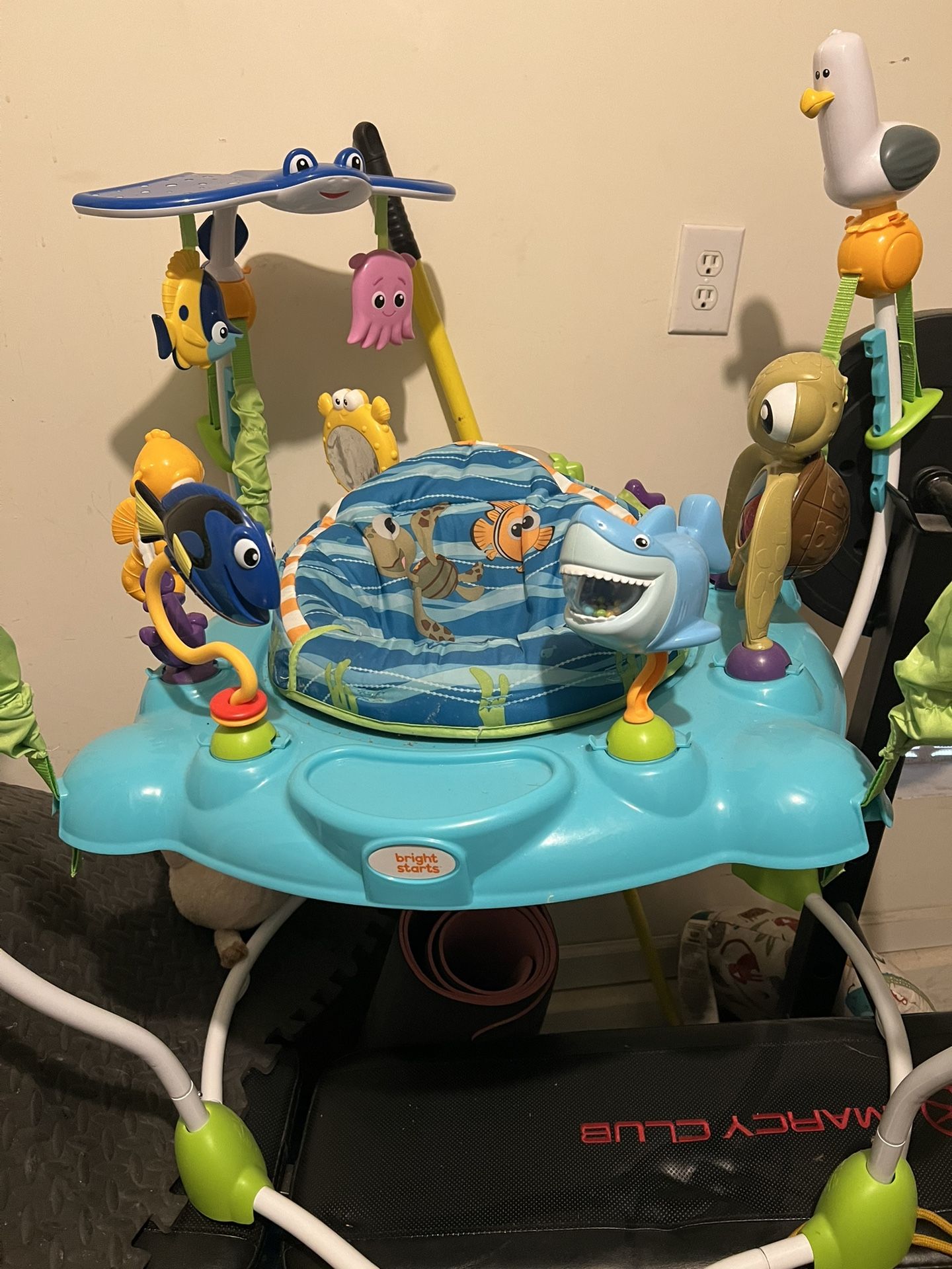 Bright Starts Disney Baby Finding Nemo Sea of Activities Baby Activity Center Jumper with Interactive Toys