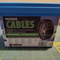 New Peerless Passenger Snow Cables 