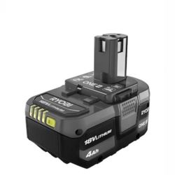 New RYOBI ONE+ 18V Lithium-Ion 4.0 Ah Battery $40 Each Firm