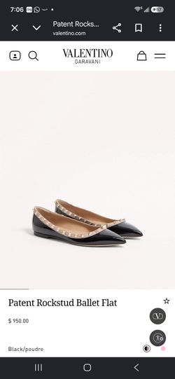 Valentino flats originally $950