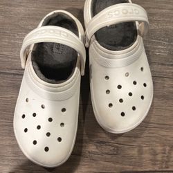 White crocs hotsell size j3