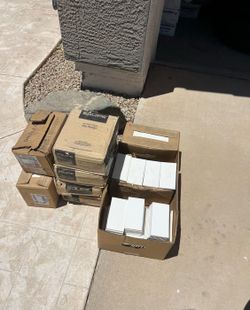 5 Boxes Of White Subway Tile