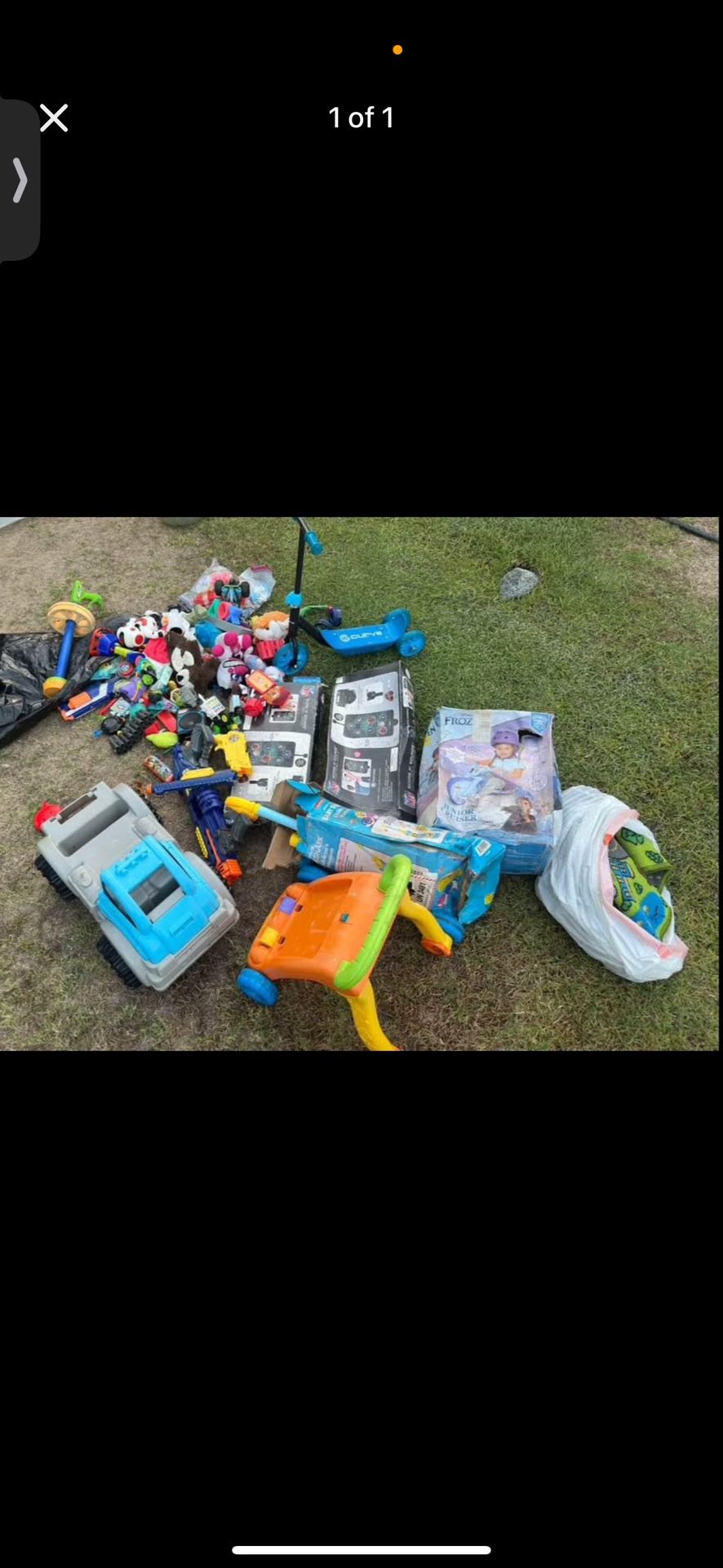 Massive Toy Bundle Toys Scooters Nerfs