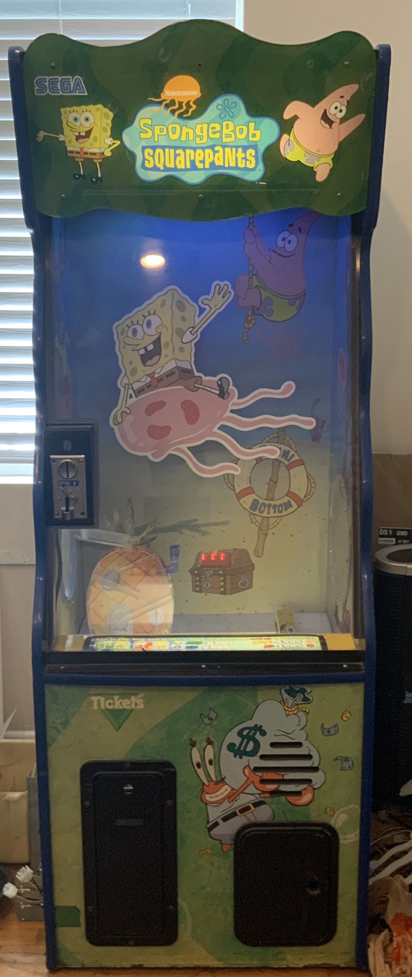 Sega Spongebob Redemption Token Arcade Game