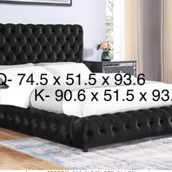 New Queen Size Bed With New Mattress 