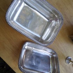 SILVER WARE!!! ANTIQUE SERVING WARE