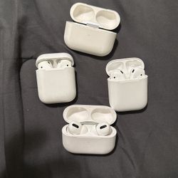 Lot Of Air Pods Múltiple Generations
