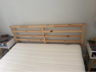 Queen, IKEA bed and mattress