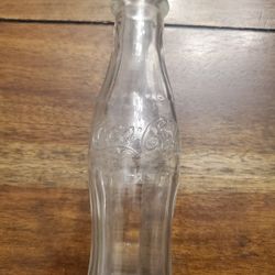 Miniture Glass Coca Bottle 