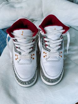 Air Jordan 3 Retro "Cardinal Red" (released in 2022)