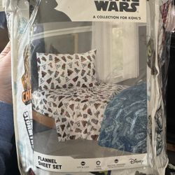 Kids Sheet Set with Fitted, Flat Sheets & Pillow Cover - Ultra-Soft Bedding with Pillowcase for Room Decor, Beige - Star Wars, 3 Piece Twin