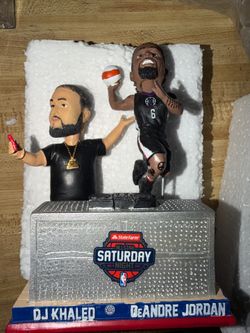 DJ Khaled and DeAndre Jordan bobble head