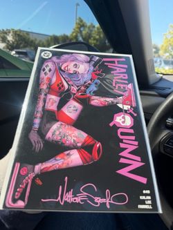 Harley Quinn signed comic book by Nathan szerdy