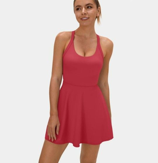 Dress With Built In Bra And Build In Shorts