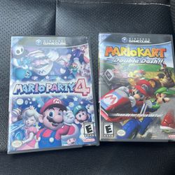 Mario kart Double Dash Mario Party 4 Bundle
