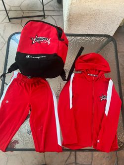 Red Champion Set Girls YS