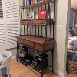 Solid Wood Bakers Rack