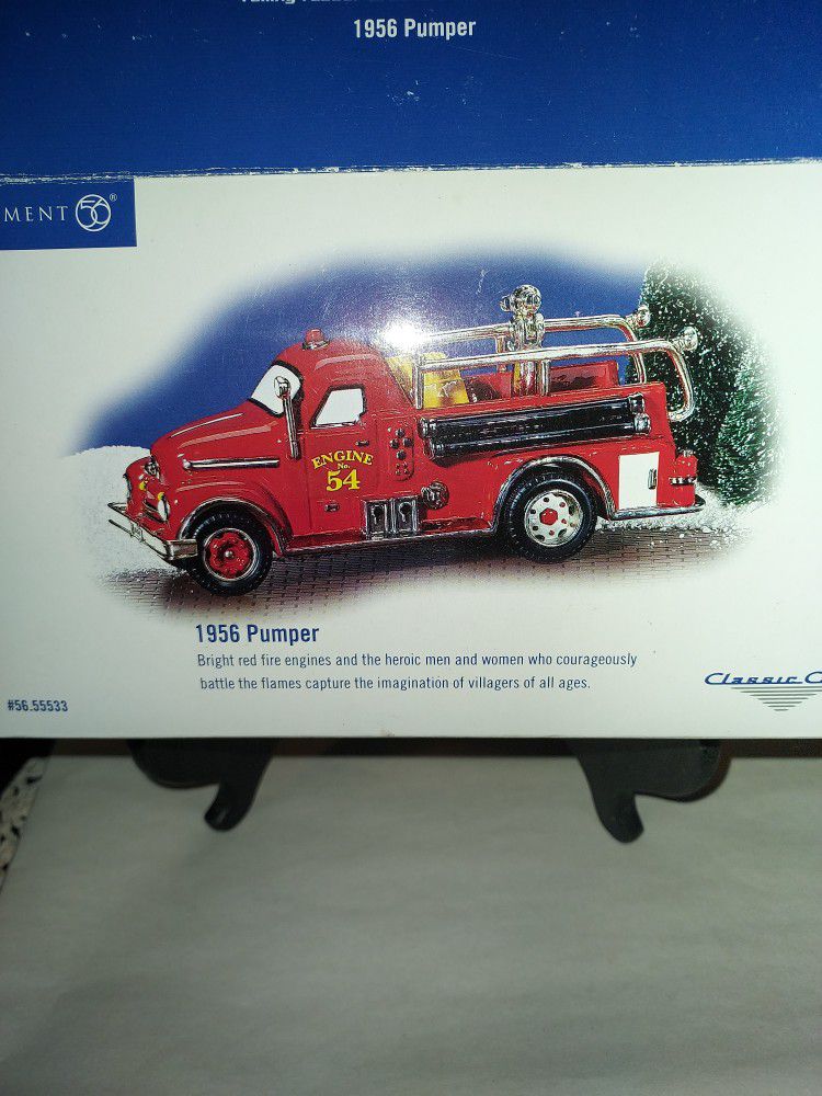 Vtg. Collectible 1956 Red Fire Engine