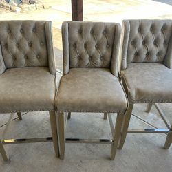 3 Bar Stools 