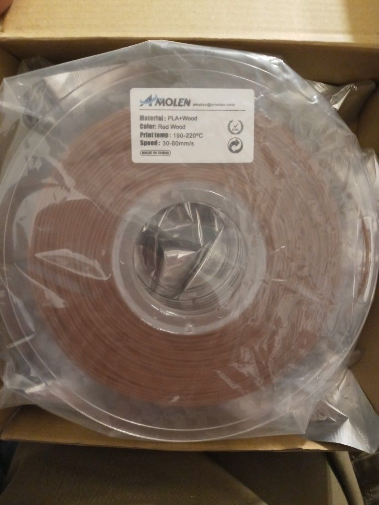AMOLEN PLA- 3D Printer Filement ( Red Wood )