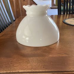 Vintage Lamp Globe White Milk Glass 