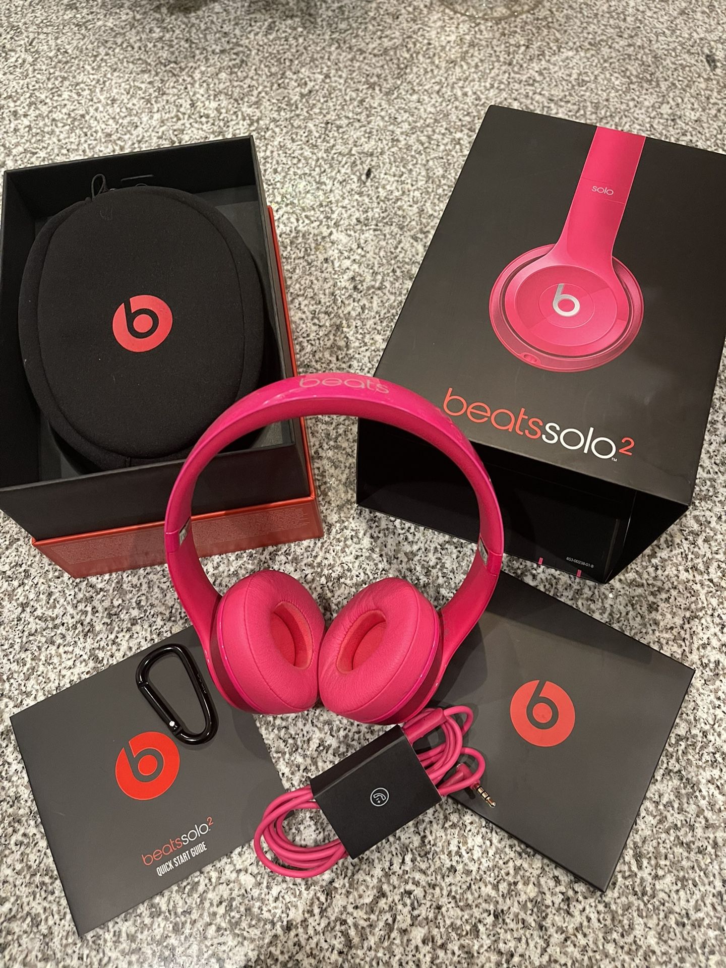 Beats Hot Pink Headphones