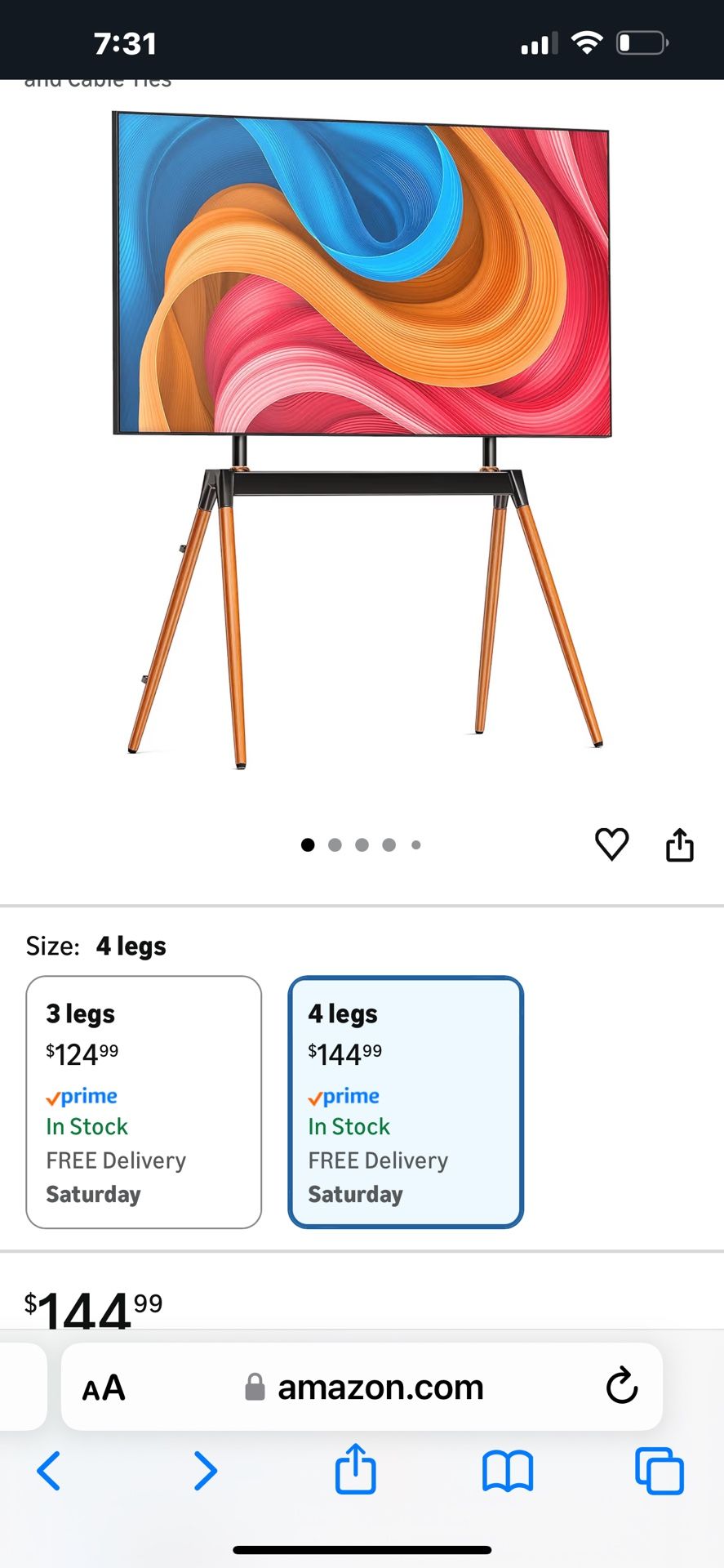 Tripod TV Floor Stand