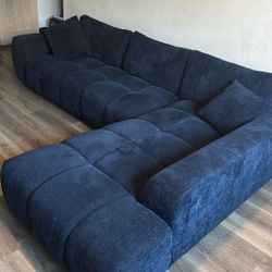 Blue sectional Couch