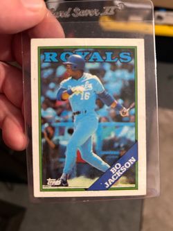 1988 Topps Bo Jackson Kansas City Royals Baseball Card