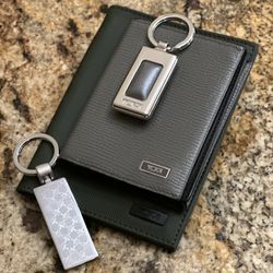 Tumi 4-Pc Travel Set - Passport Cover, Wallet & Two Keychains 