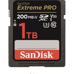 Sandisk Extreme Pro 1TB Micro SD Card National Park Edition Brand New Never Used