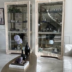 Henredon Curio Cabinets