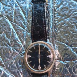 ACCUTRON  14K GOLD BEZEL RING 