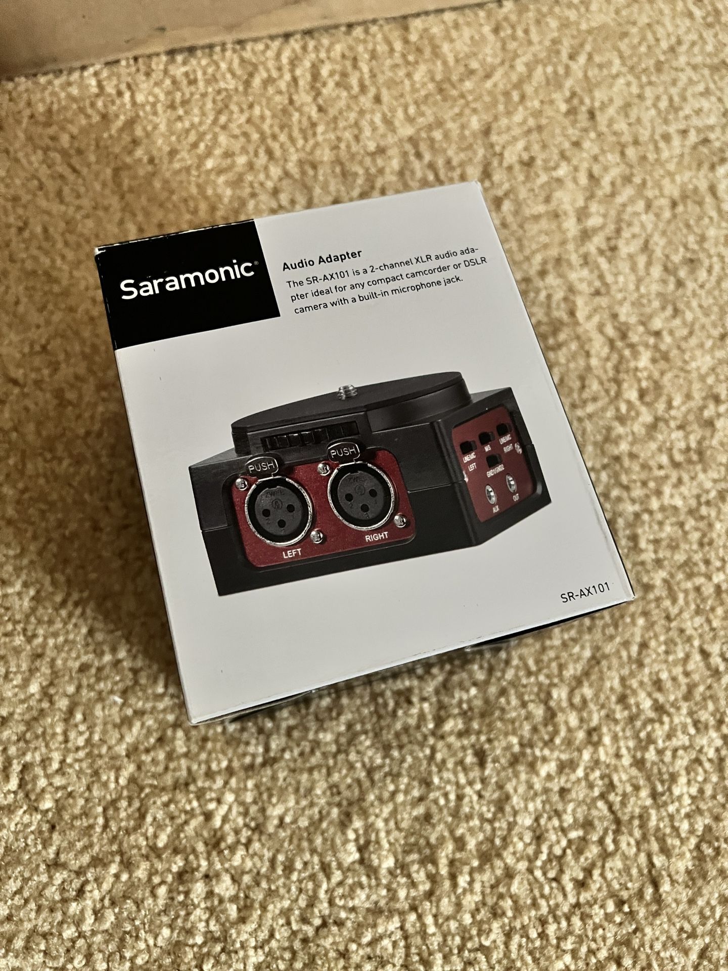 Saramonic 2-Channel Passive Audio Adapter for DSLR Cameras