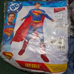 Superman Child Costume Size Medium
