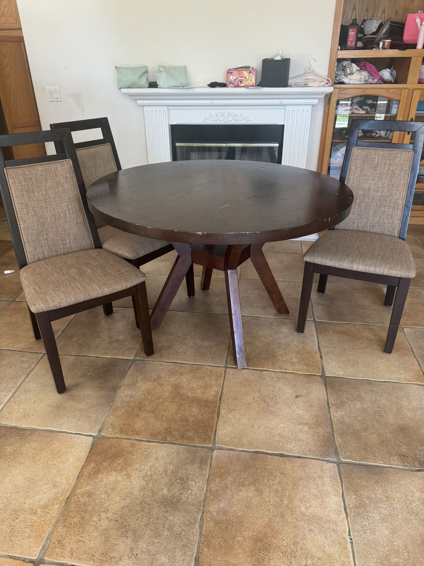 Dining Table With 3 Chairs