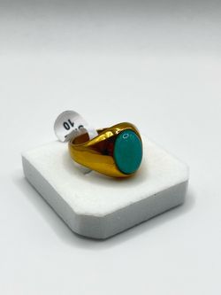 Men’s and Women’s Gold Plated Stainless Steel Ring