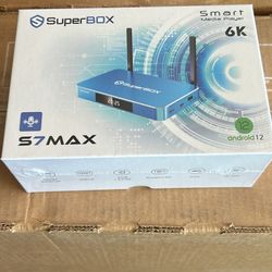 Super Box S7 MAX Streaming Media Device BRAND NEW