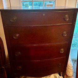 Beautiful Solid Cherry Wood Vintage Bedroom Set