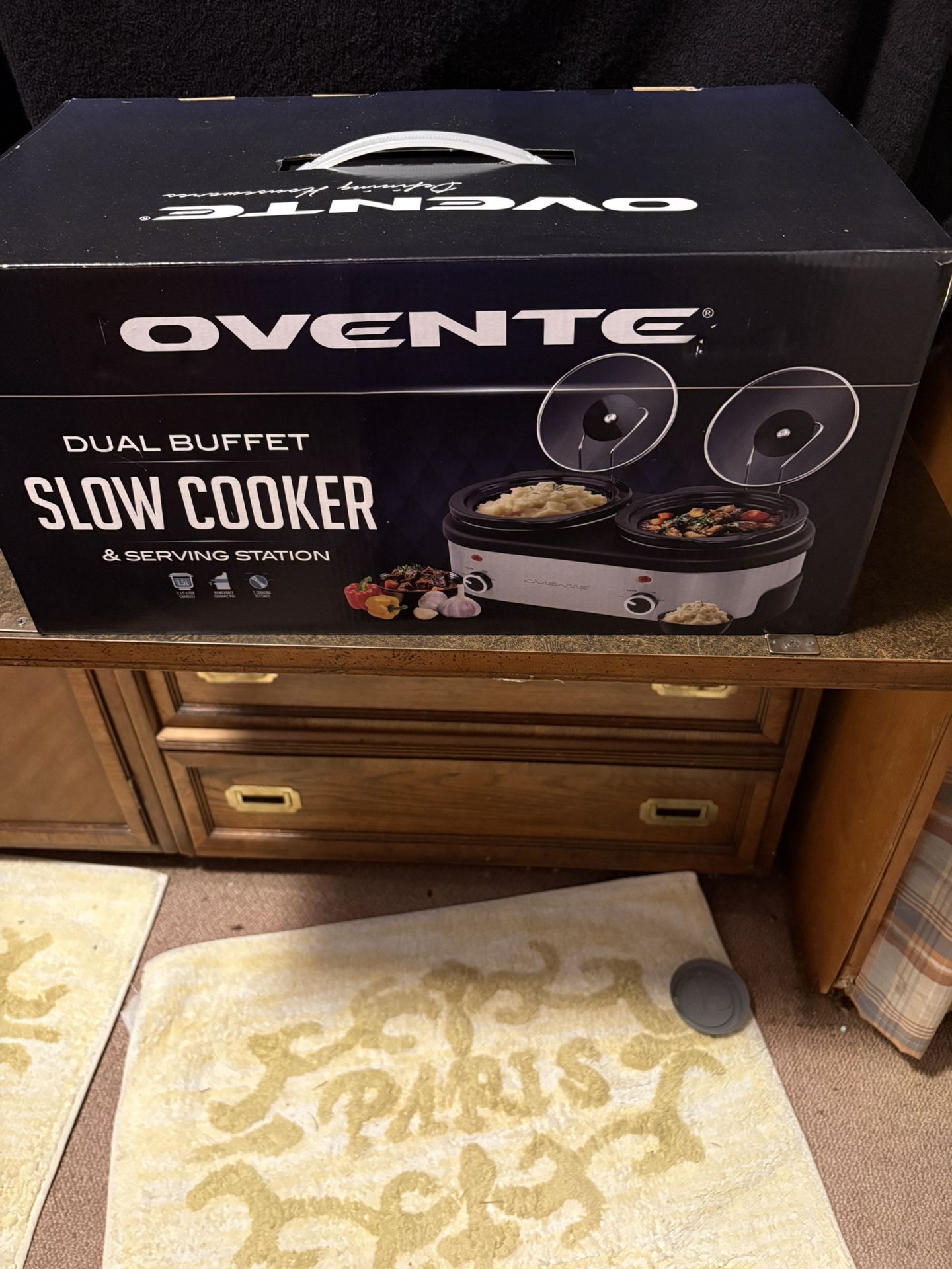 Ovente Dual Slow Cooker 