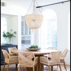 Kathy Kou Lorry Coastal Beach Side Dining Chairs - 6 Chairs