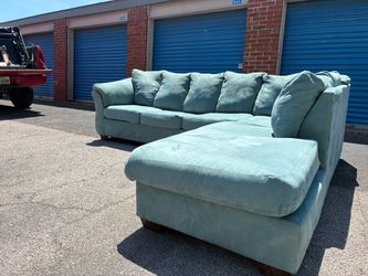 Large Green sectional