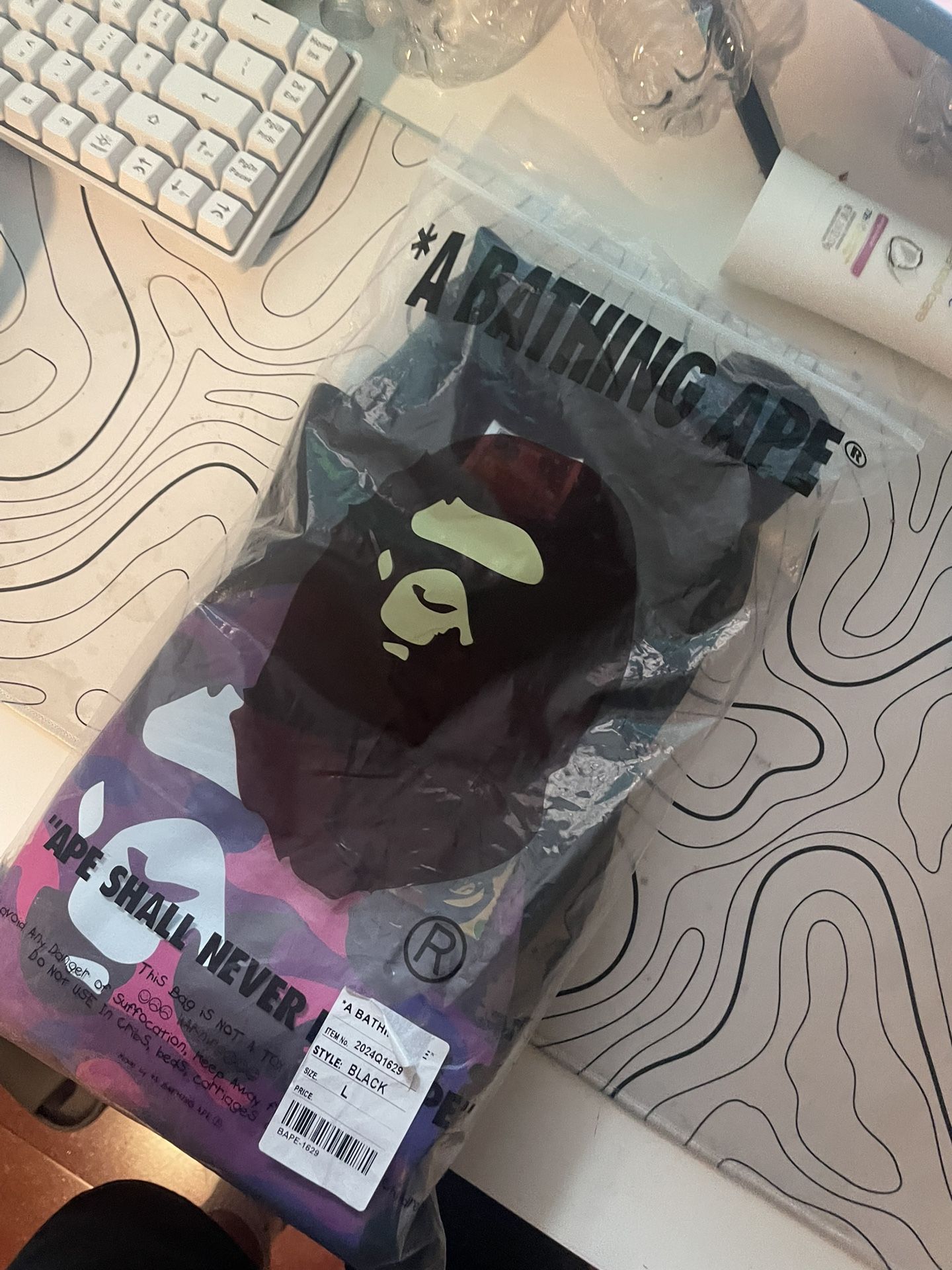 Large BAPE Streetwear T-shirt