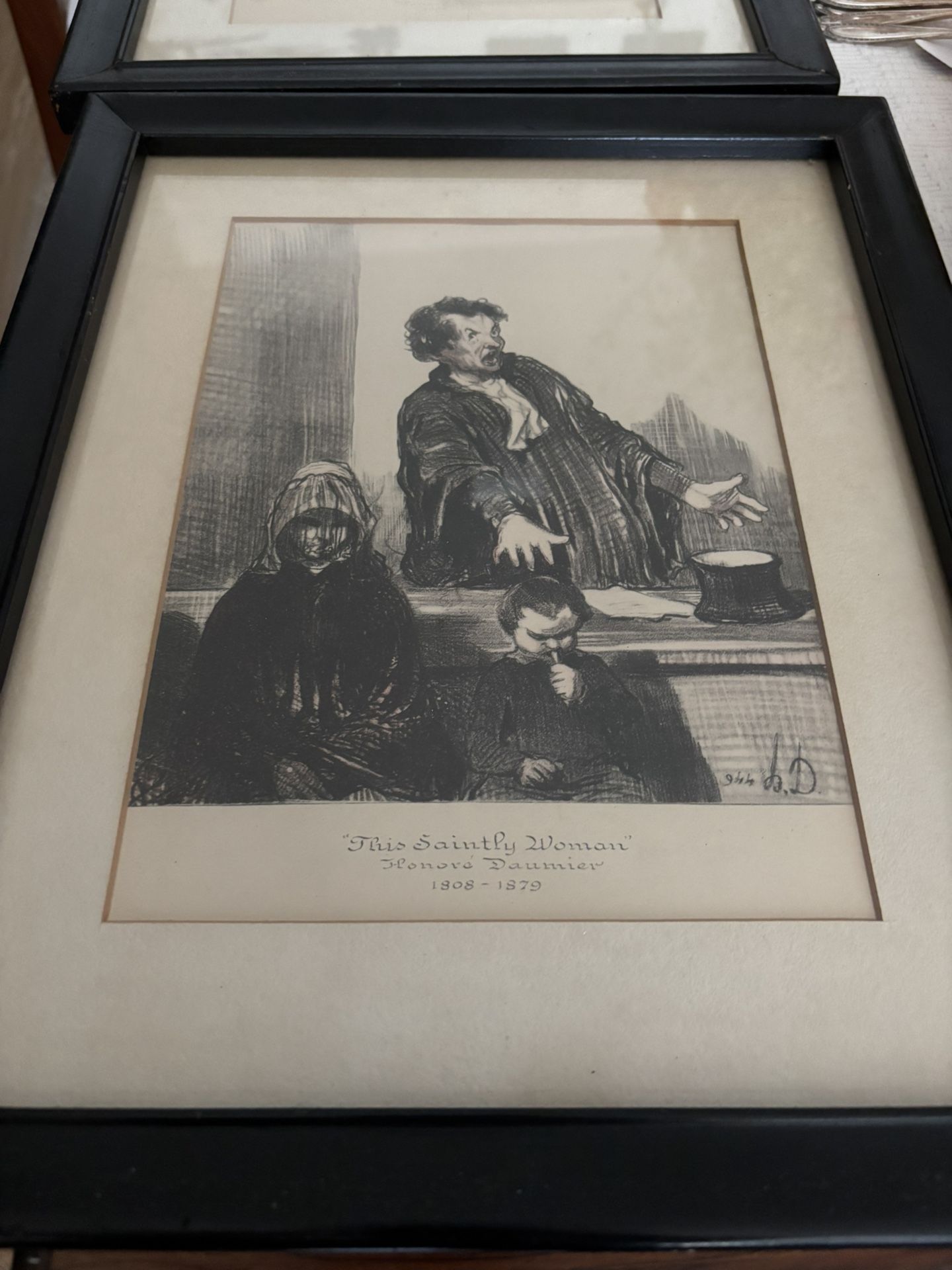 Vintage Lithographs By Honore’ Daumier