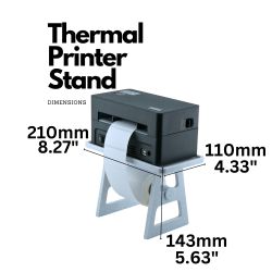 Stand Roll Holder for Thermal Label Printers Compatible With Munbyn, Rollo, Pedoolo, Jadens Shipping Labels 4X6 | Printer not included